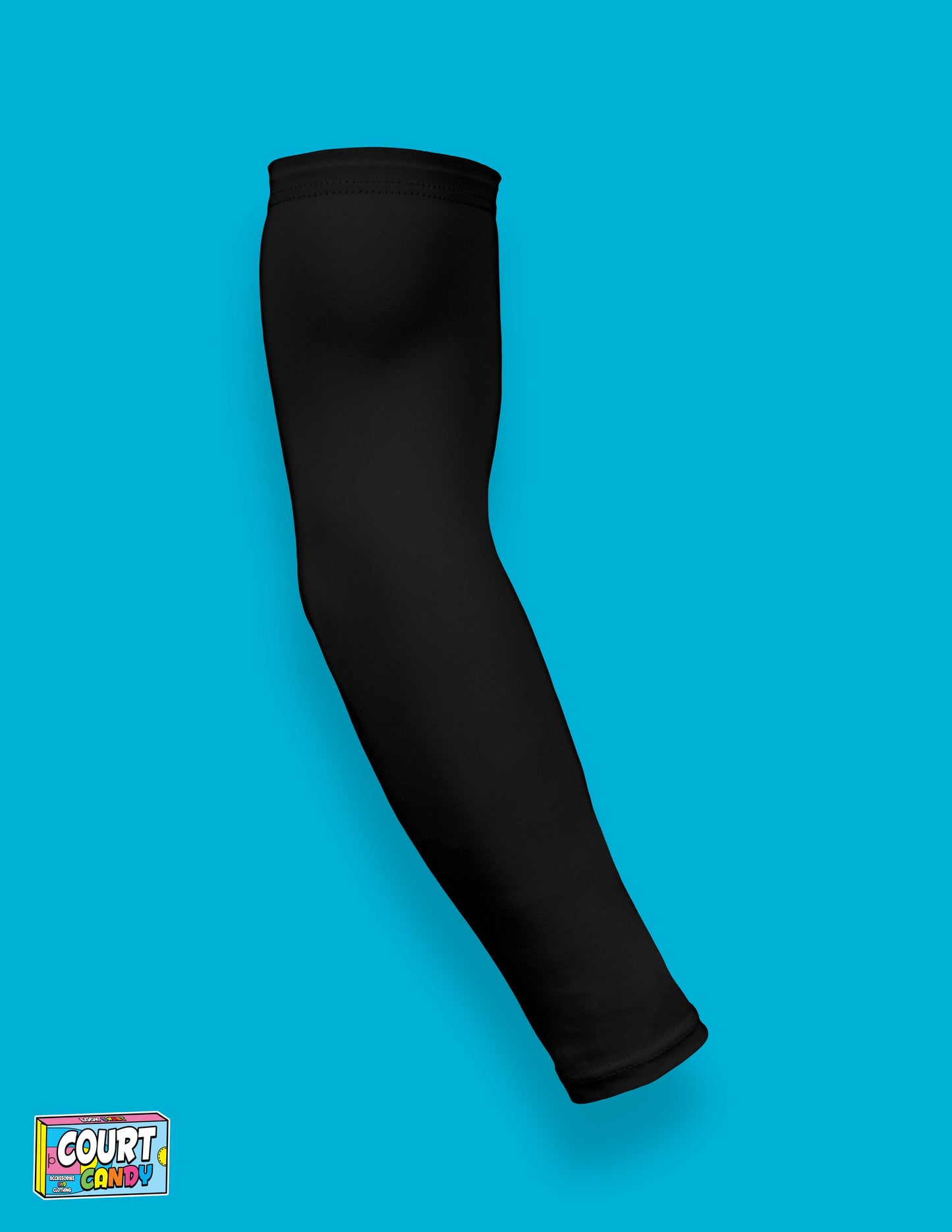 Black Court Candy Basketball Compression Arm Sleeve Shooting Sleeve NBA Breathable Polyester Spandex Elbow Sleeve Men Women Youth Mens Womans