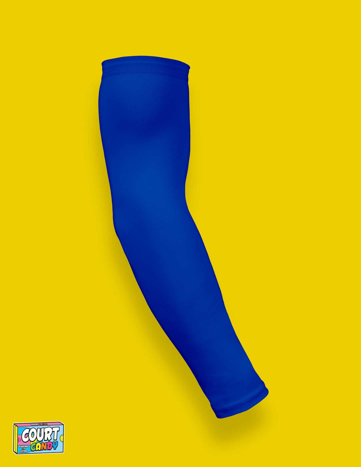 Blue Court Candy Basketball Compression Arm Sleeve Shooting Sleeve NBA Breathable Polyester Spandex Elbow Sleeve Men Women Youth Mens Womans