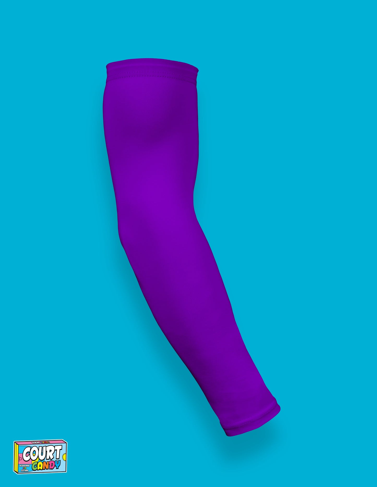 Purple Court Candy Basketball Compression Arm Sleeve Shooting Sleeve NBA Breathable Polyester Spandex Elbow Sleeve Men Women Youth Mens Womans