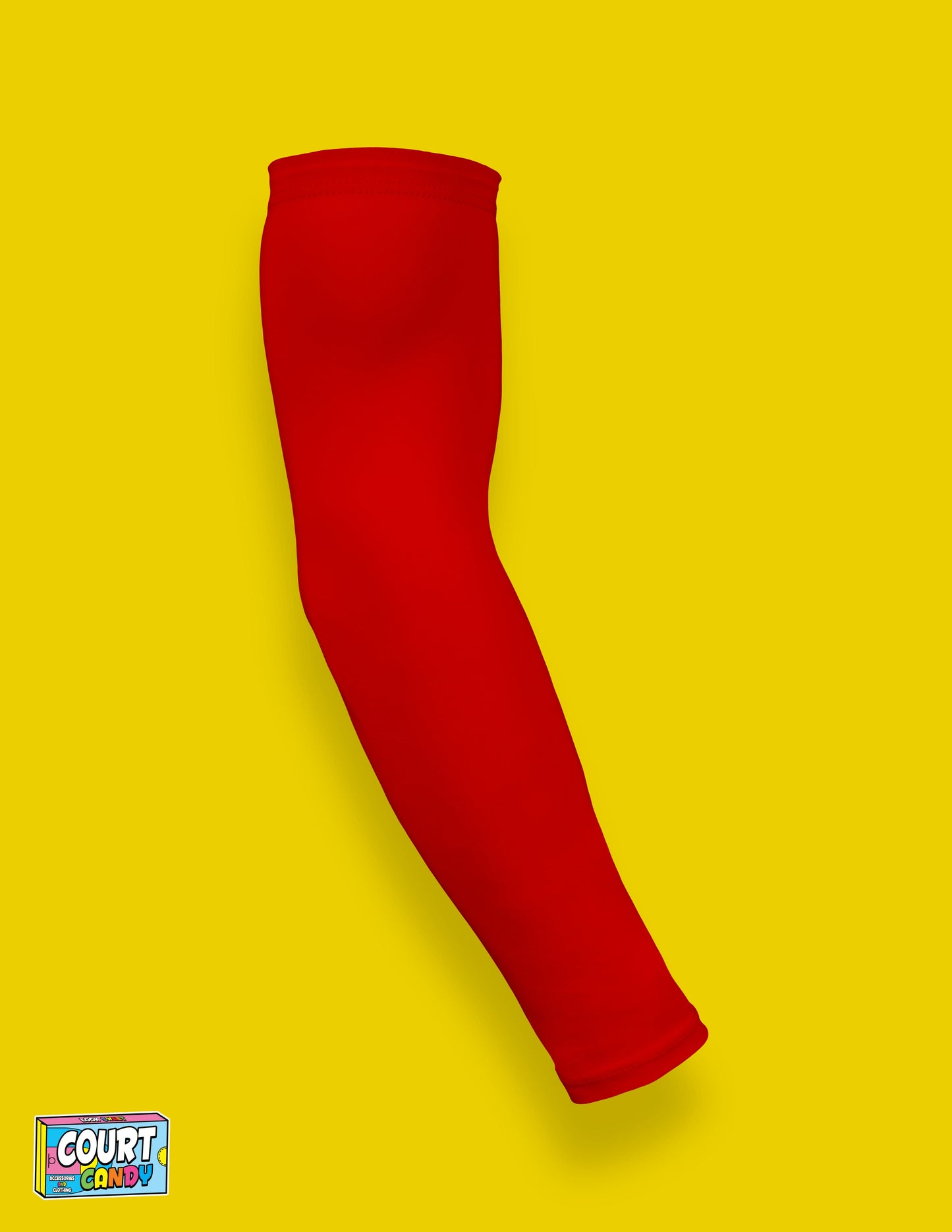 Red Court Candy Basketball Compression Arm Sleeve Shooting Sleeve NBA Breathable Polyester Spandex Elbow Sleeve Men Women Youth Mens Womans