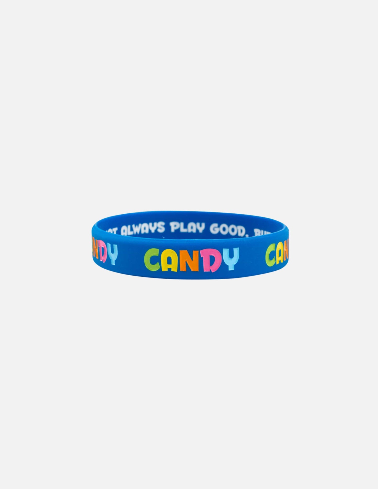 Blue Court Candy Basketball Silicone Wristbands Men Women Youth Mens Womans