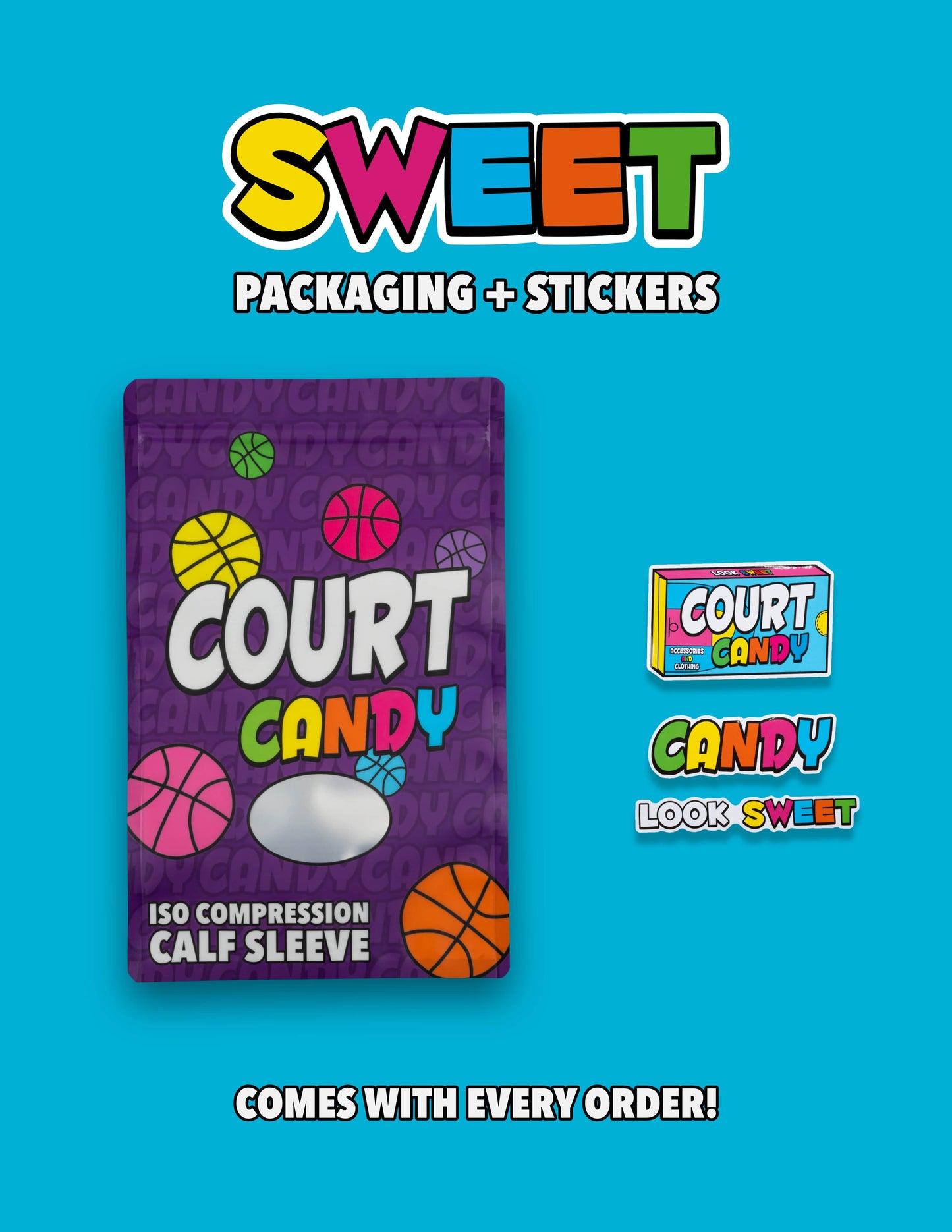 Packaging Court Candy Basketball Compression Calf Sleeve Calf Sleeves Breathable Polyester Spandex Shin Sleeve Running Sleeve Ankle Short Long Compression Sock Men Women Youth Mens Womans