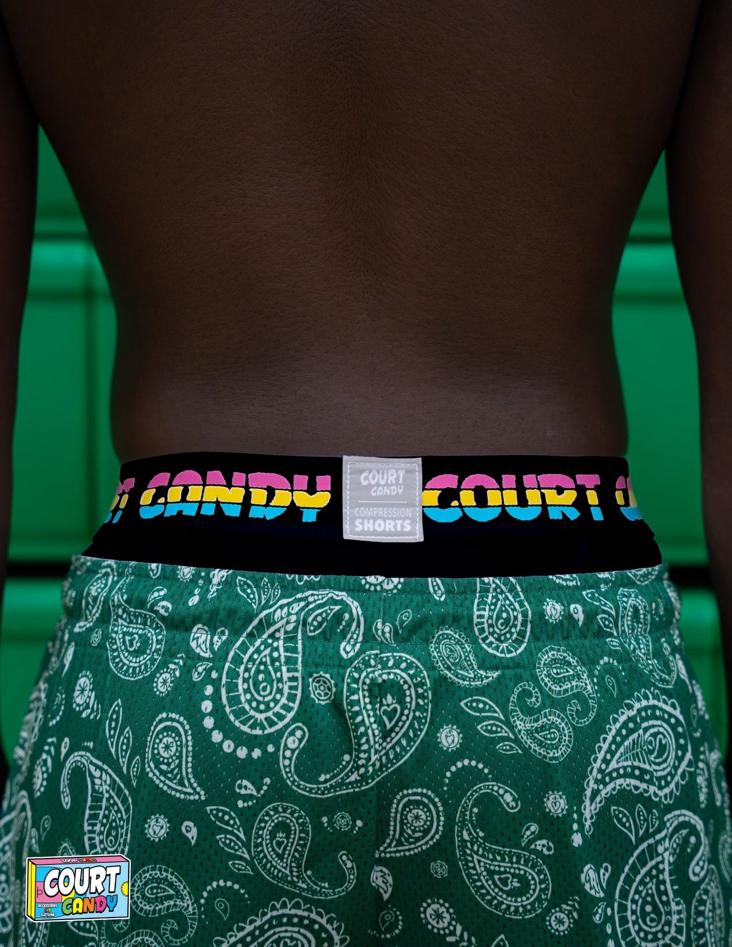 Black Court Candy Basketball Compression Shorts 3/4 length Breathable Polyester Spandex Athletic Sports Underwear Men Women Youth Mens Womans