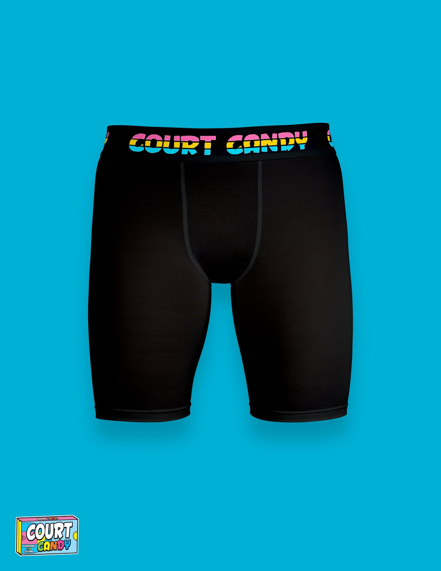 Black Court Candy Basketball Compression Shorts 3/4 length Breathable Polyester Spandex Athletic Sports Underwear Men Women Youth Mens Womans