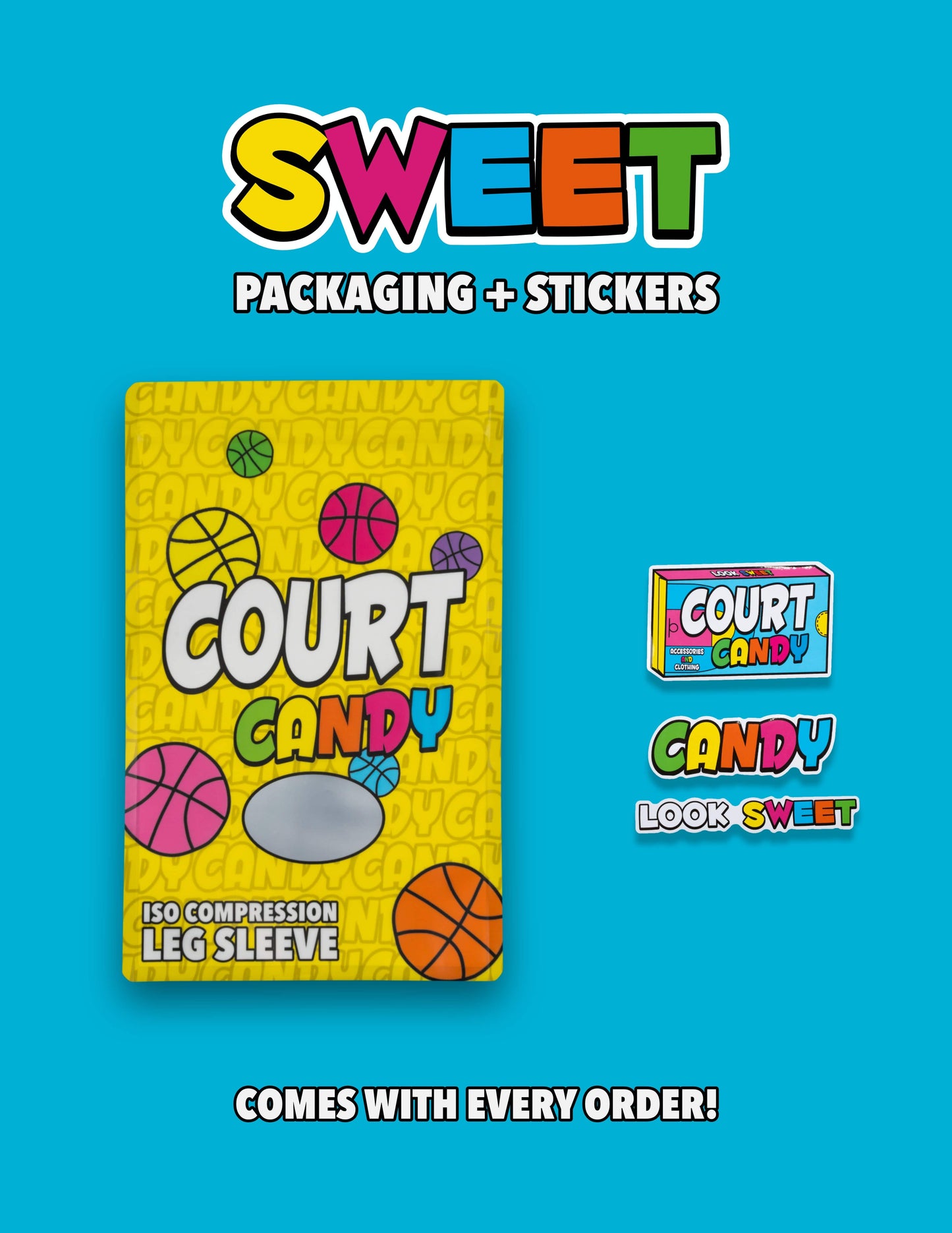 Packaging Court Candy Basketball Compression Leg Sleeve Leg Sleeves Breathable Polyester Spandex Single Leg Sleeve Knee Sleeve One Leg Compression Pant Single Leg Tight Running Sleeve Supportive Men Women Youth Mens Womans