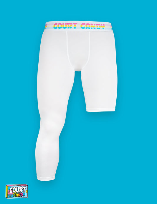 SINGLE LEG TIGHTS:
White Court Candy Basketball Compression Single Leg Tights Breathable Polyester Spandex Single Leg Sleeve Knee Sleeve One Leg Compression Pants Single Leg Tight Running Sleeve Supportive One Legged Compression Pants Single Leg Tights Right Single Leg Tights Right Left Legged Compression Pants Right Legged Compression Pants ¾ Tights Men Women Youth Mens Womans