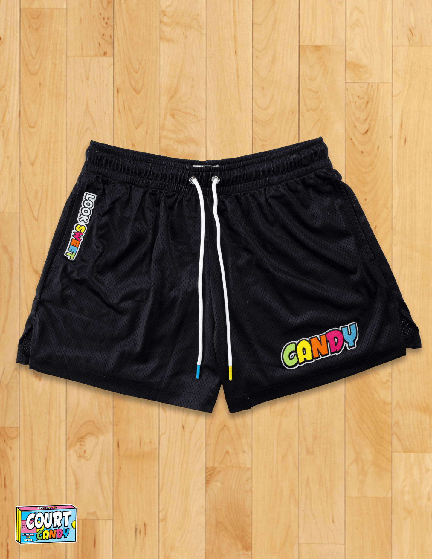 MESH SHORTS - STARTER (BLACK) *SALE