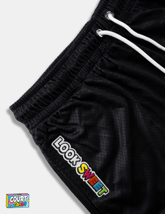 MESH SHORTS - STARTER (BLACK) *SALE