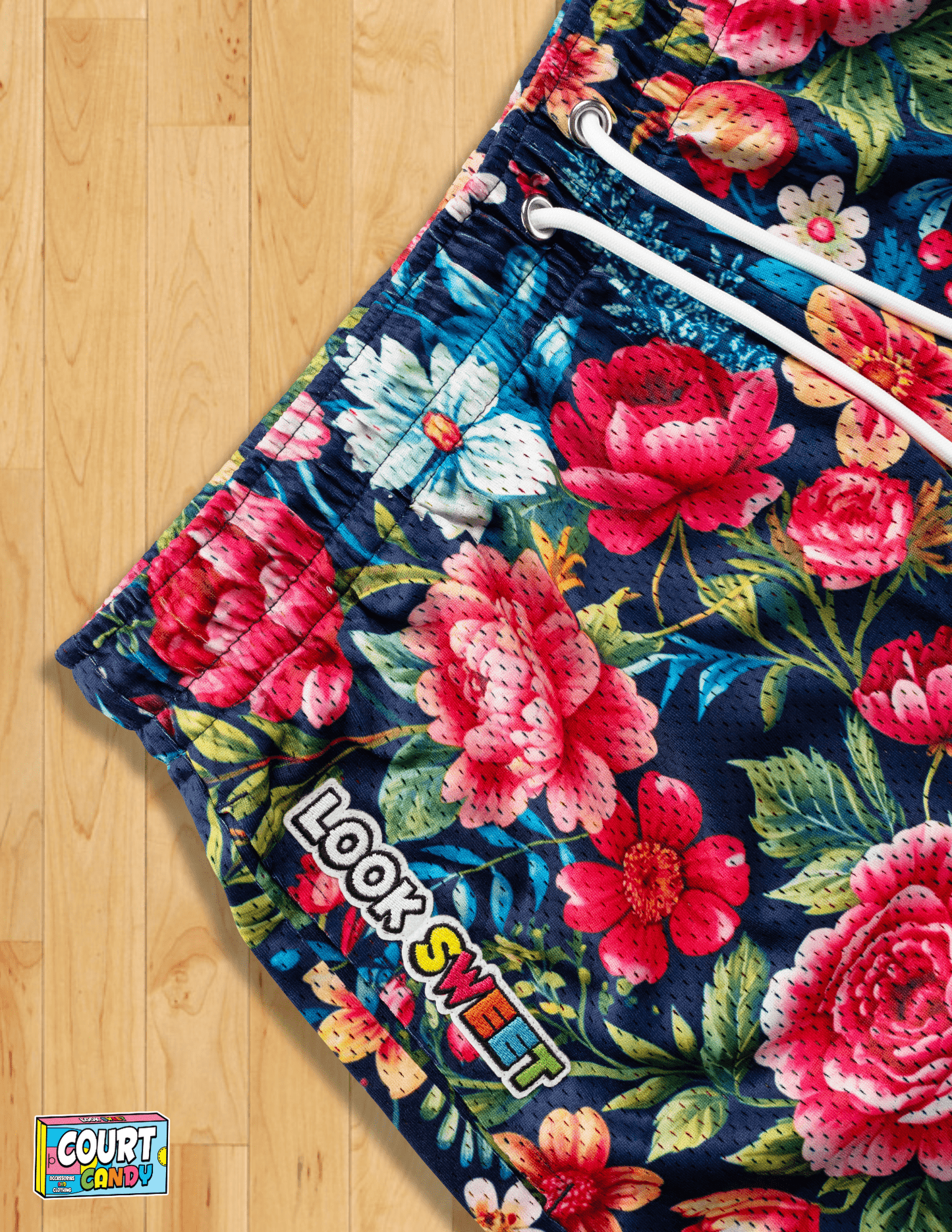MESH SHORTS - FLORAL