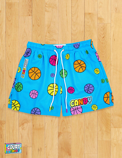 MESH SHORTS - GUMBALL (BLUE)